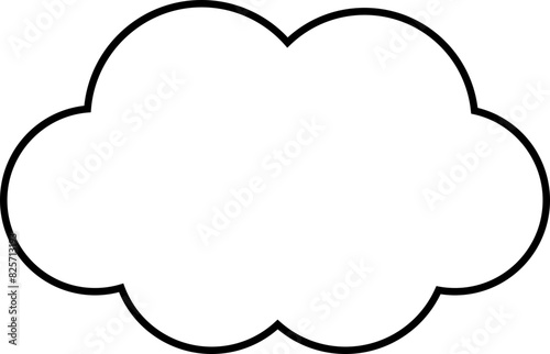 cloud weather outline icon