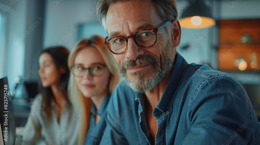 bright-faced business, Work in a coworking space. bright-faced business, Work in a coworking space.