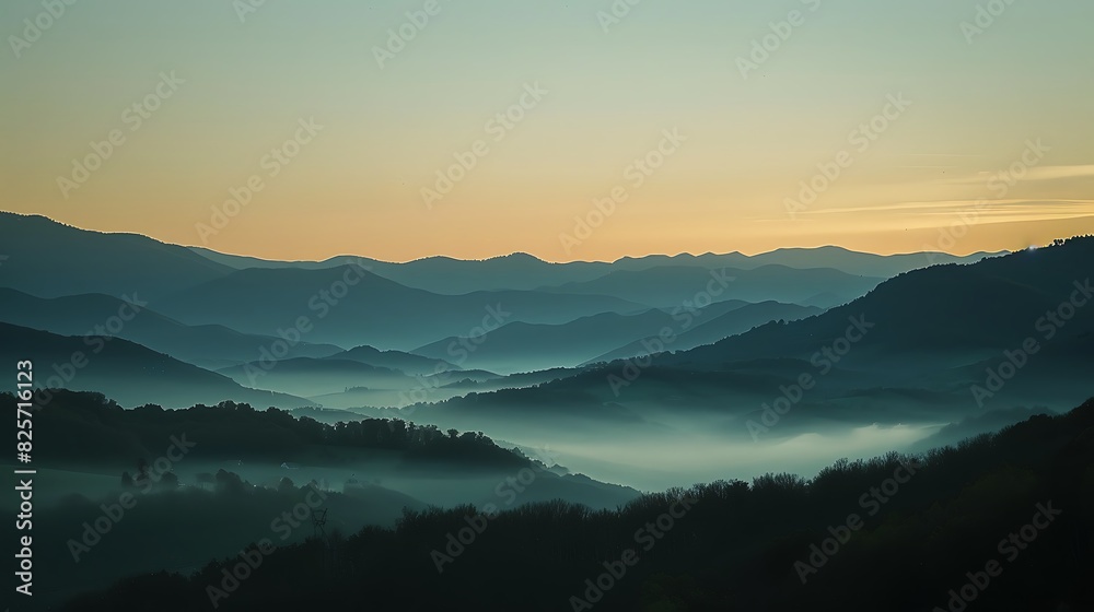 Fototapeta premium Good morning mountains