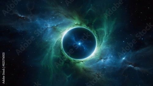 Mysterious black hole in the space  © Designer Khalifa