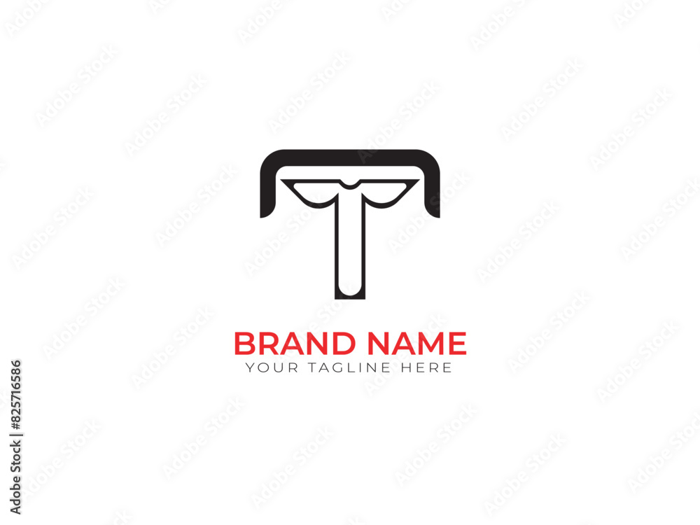 T Letter Monogram business logo design T Letter Monogram business logo design