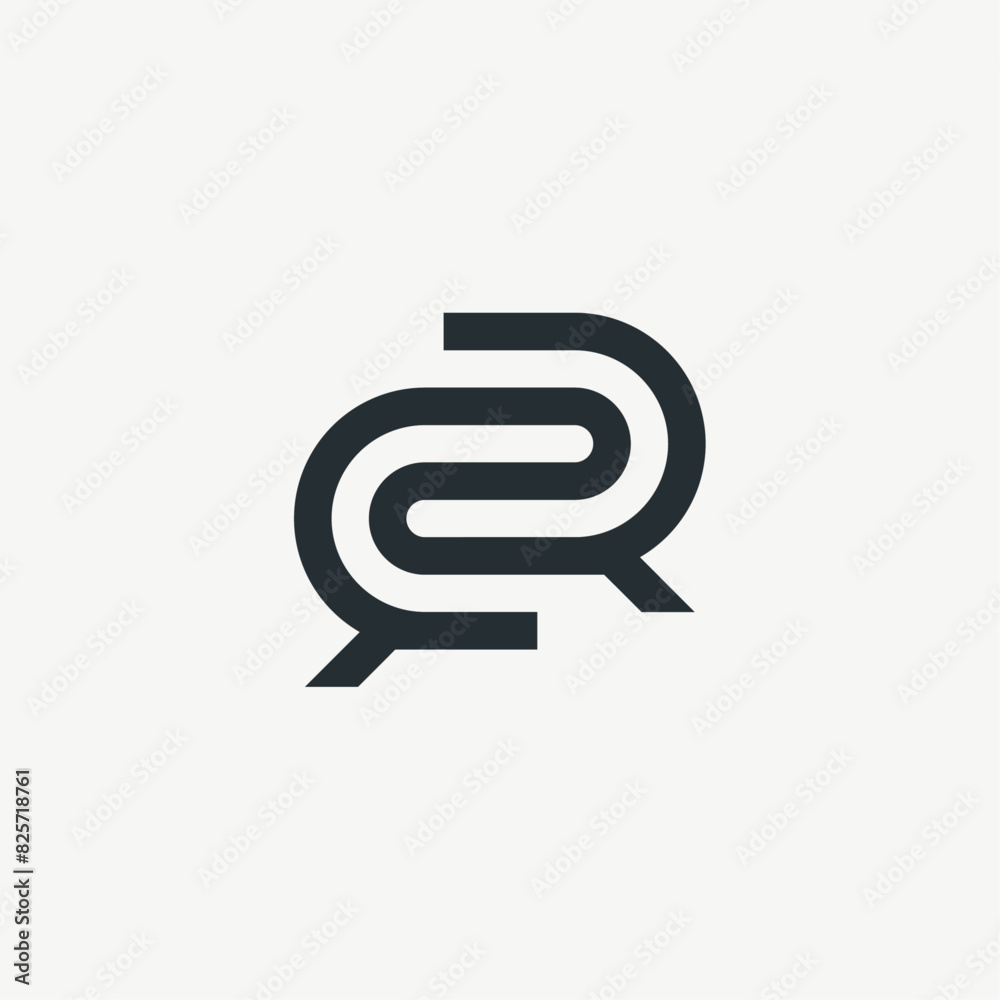 Minimalist Modern Initials RR Logo Icon Vector Minimalist Modern Initials RR Logo Icon Vector