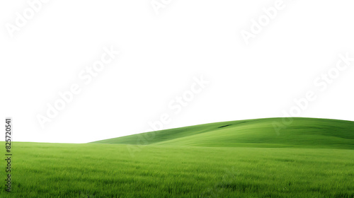 Radiant Green Hills Silhouettes