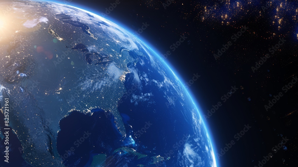 Obraz premium view planet earth