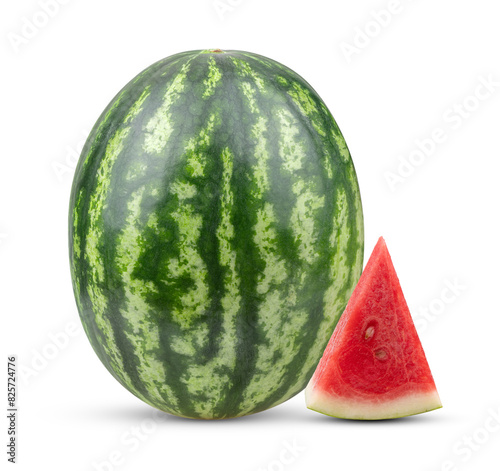 watermelon isolated on white background © supamas