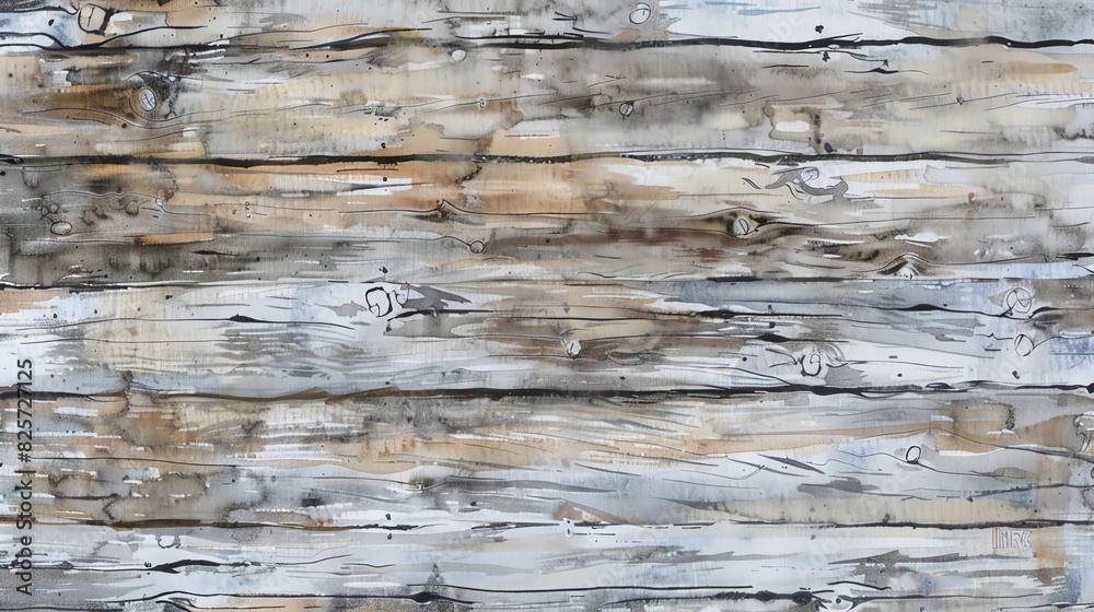 Rustic watercolor barn wood texture, weathered and natural Rustic watercolor barn wood texture, weathered and natural