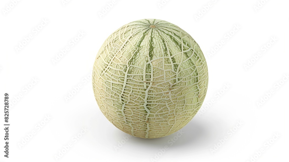 melon isolated on white background Clipping Path : Generative AI melon isolated on white background Clipping Path : Generative AI