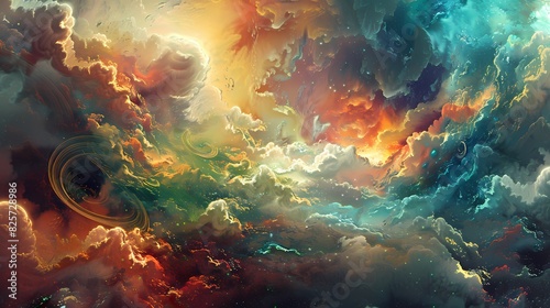 Surreal abstract background with dreamlike elements and surreal landscapes, inviting viewers to explore the imagination