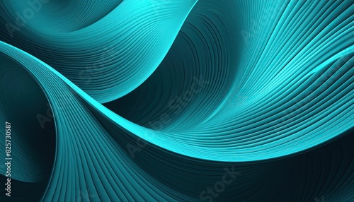abstract 3d background with a pattern of dark blue and turquoise tones; futuristic