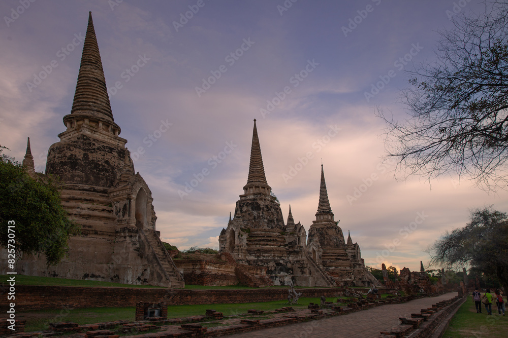 Ancient pagoda in the historical park