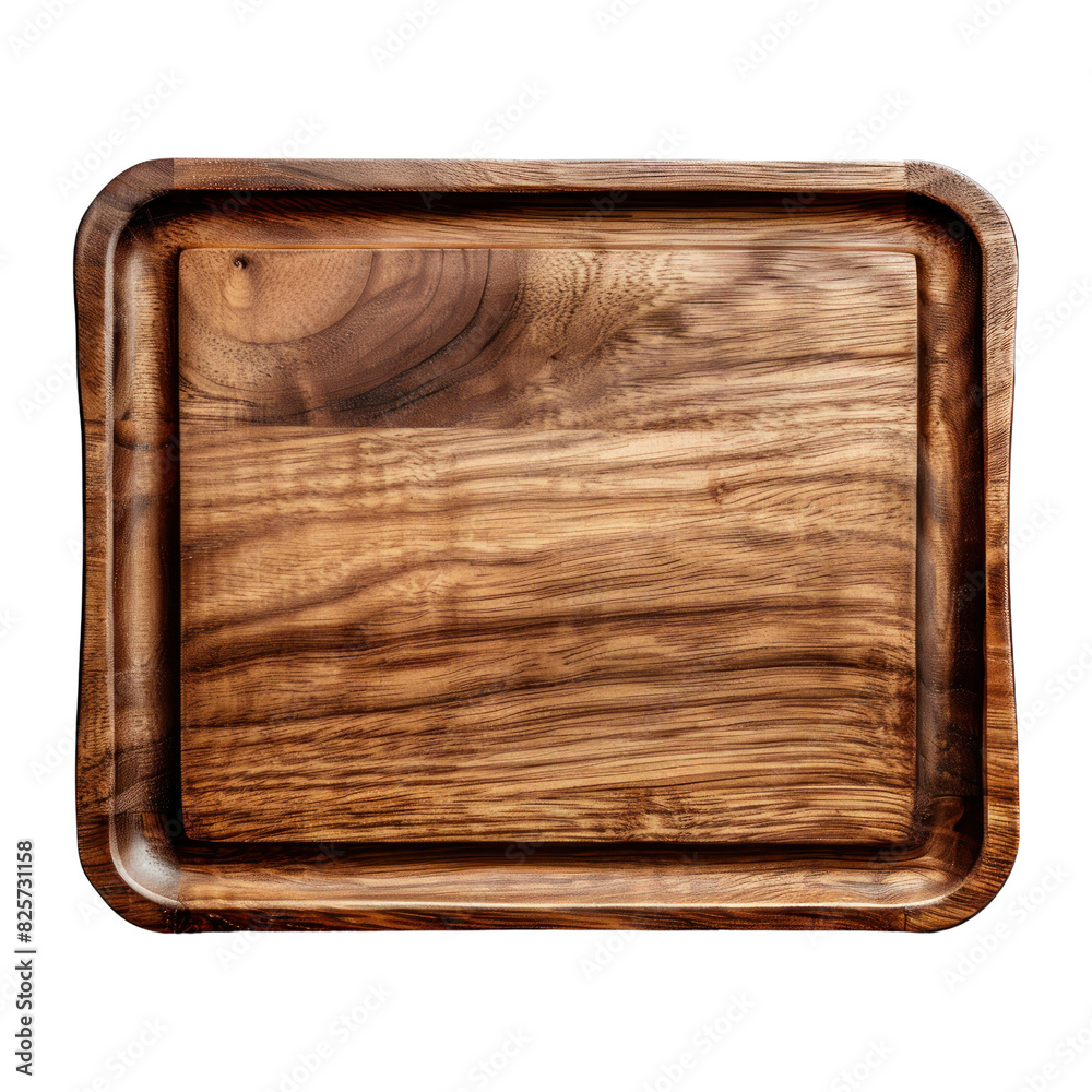 Wooden tray isolated on transparent png Wooden tray isolated on transparent png