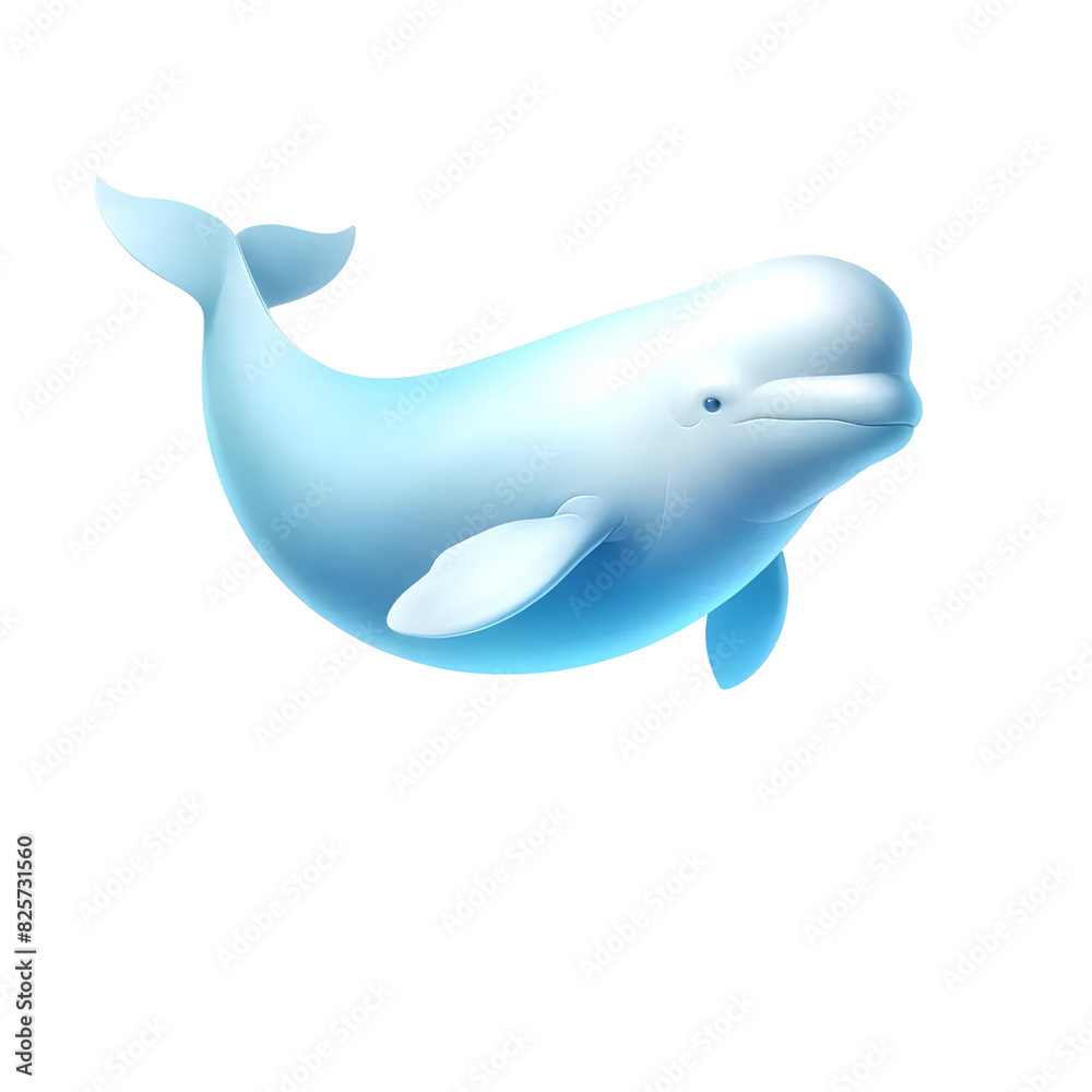 3D Beluga whale