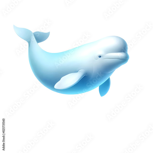 3D Beluga whale