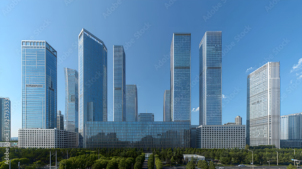 Modern Majesty: Beijing's Business District Bathed in Light Modern Majesty: Beijing's Business District Bathed in Light