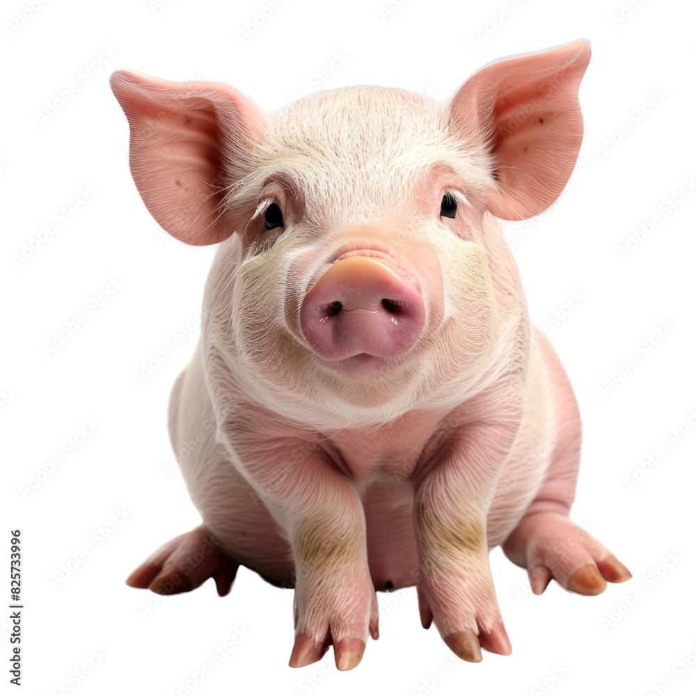 pig isolated on transparent png