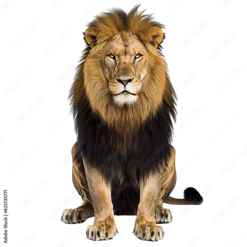 Fototapeta premium lion isolated