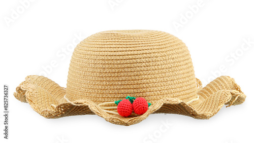 cloth hat isolated on white background.