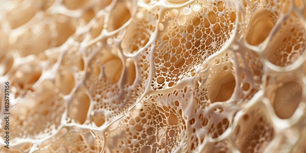 Image is of a tissue with a lot of holes in it generated by AI