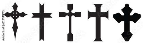 Christian cross vector Jesus Christ, religion symbol, Easter, Christening. Holy Spirit. Religious. Baptism Christening Invitation