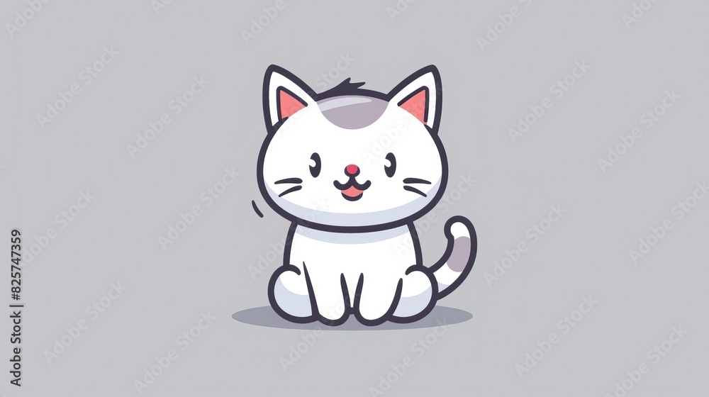 cat vector kitten icon logo cartoon character illustration doodle white cat vector kitten icon logo cartoon character illustration doodle white