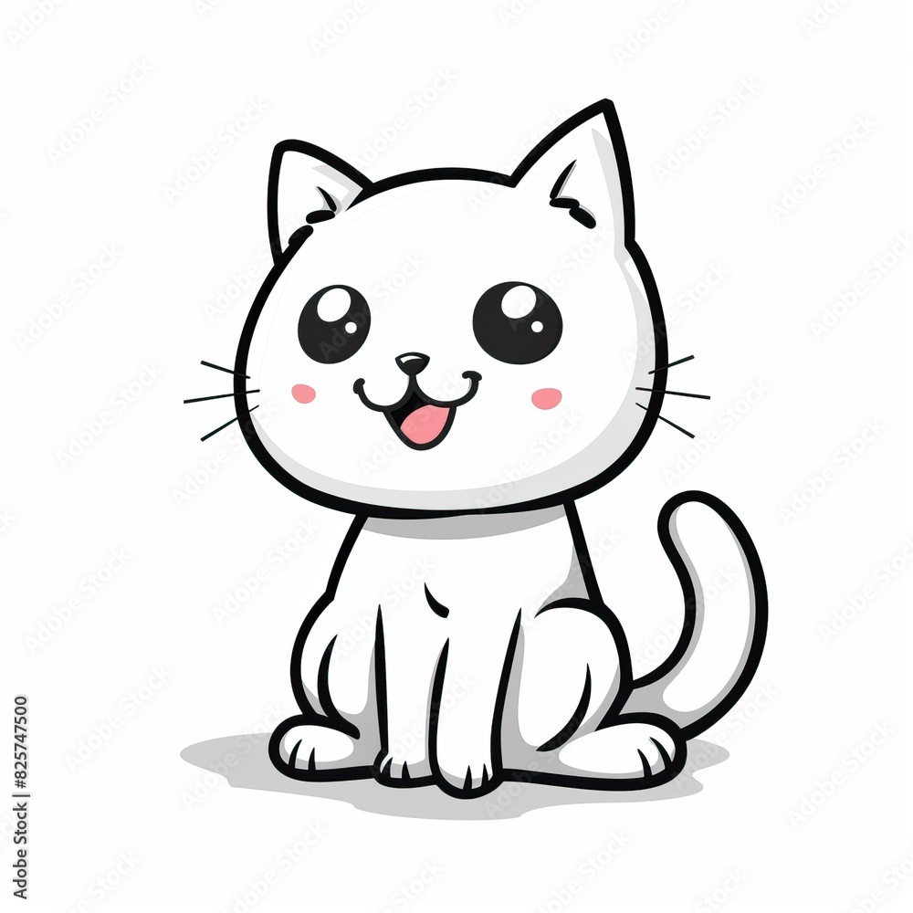 cat vector kitten icon logo cartoon character illustration doodle white cat vector kitten icon logo cartoon character illustration doodle white