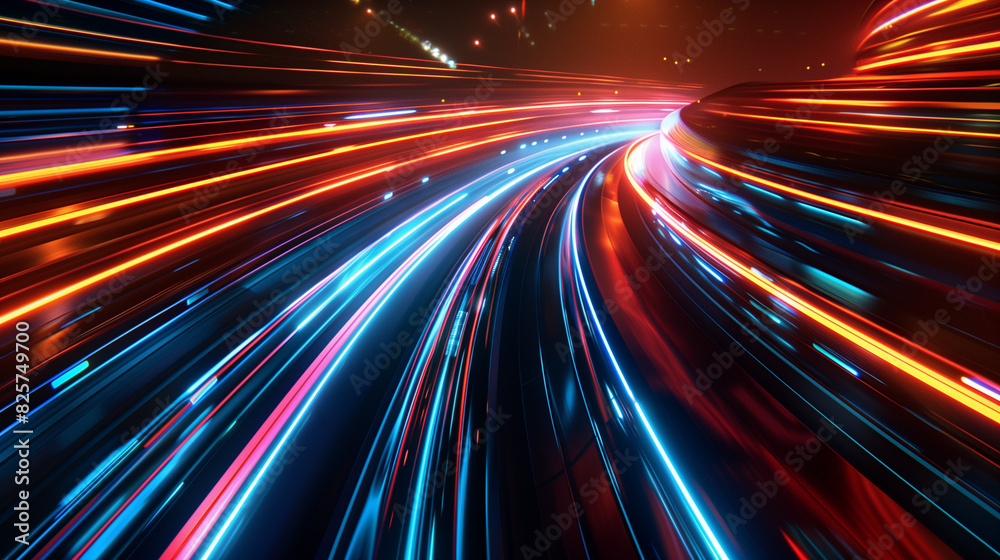 High speed data network in motion. Generative AI. High speed data network in motion. Generative AI.