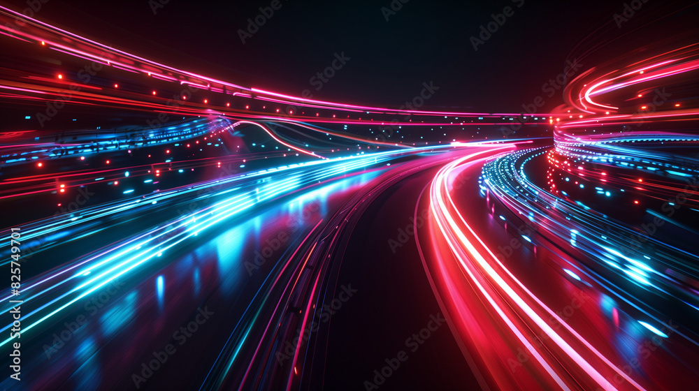 High speed data network in motion. Generative AI. High speed data network in motion. Generative AI.