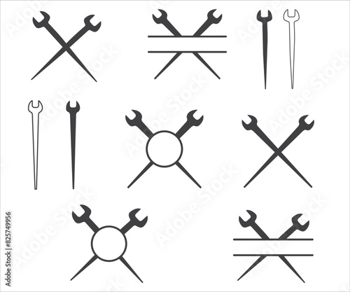 Print Spud Wrench 10 Design, Spud Wrench split, Spud Wrench monogram, Ironworker