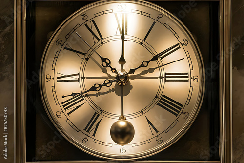 antique clock face photo