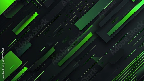 abstract modern elegant black and green background