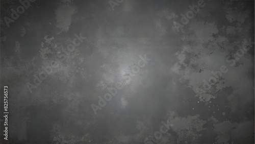 black background vector illustration with vintage distressed grunge texture and dark gray charcoal color paint