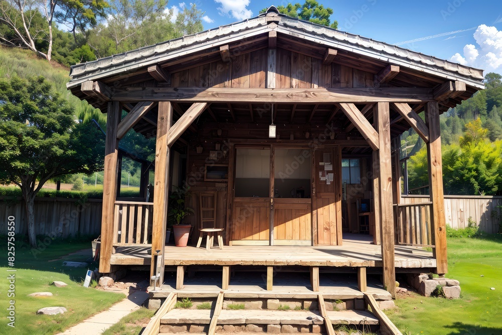 Fototapeta premium traditional house