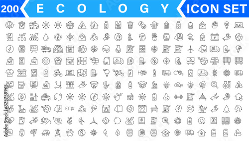 Ecology icons set. Nature icon. Eco green icons. Vector