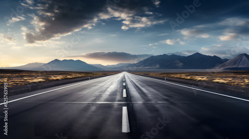 Digital speed concept street asphalt landscape abstract background