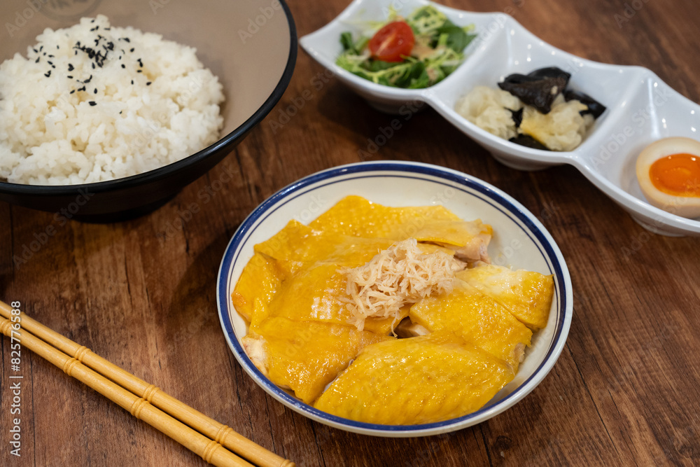 Deboned Empress Chicken with Dried Scallops Deboned Empress Chicken with Dried Scallops
