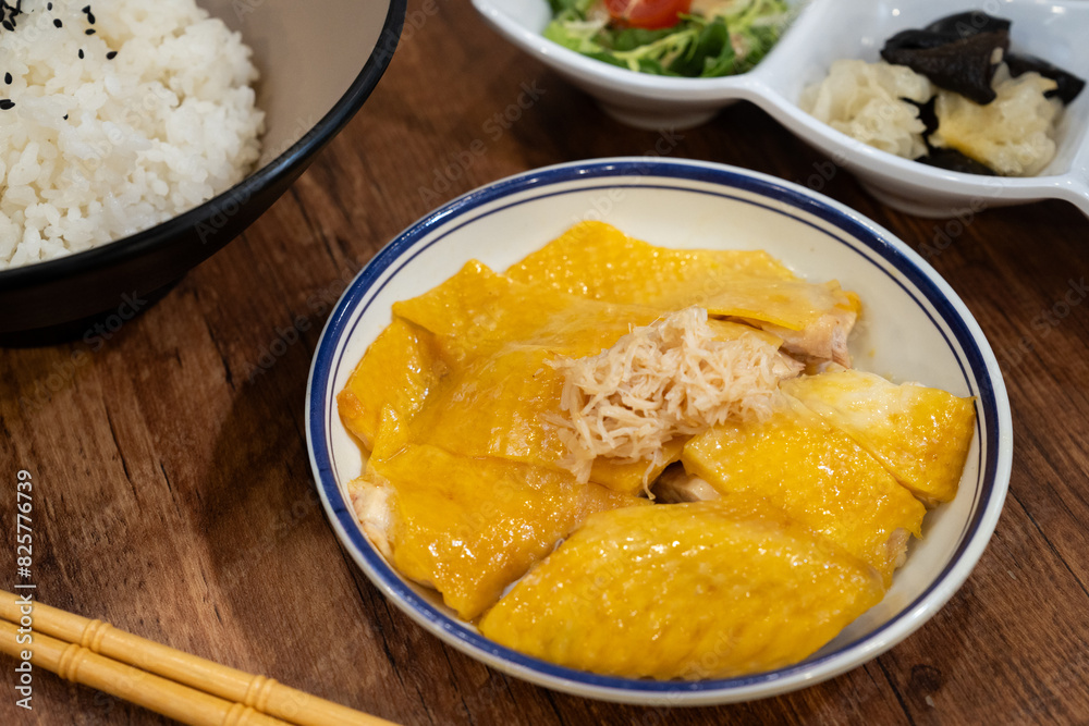 Deboned Empress Chicken with Dried Scallops Deboned Empress Chicken with Dried Scallops