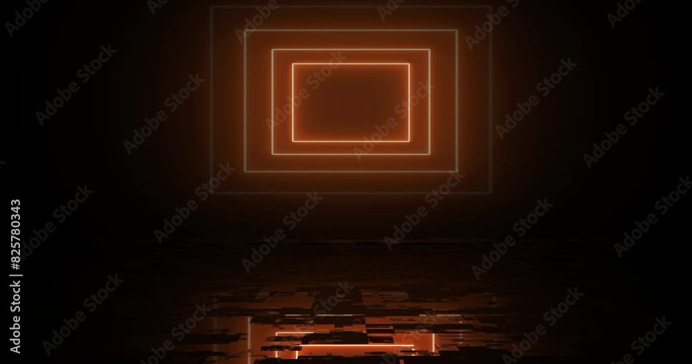 Square Box Inner Animation Square boxes animating in and out appear disappear glowing bg ...