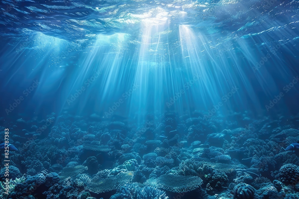 Deep sea underwater professional advertising food photography Deep sea underwater professional advertising food photography