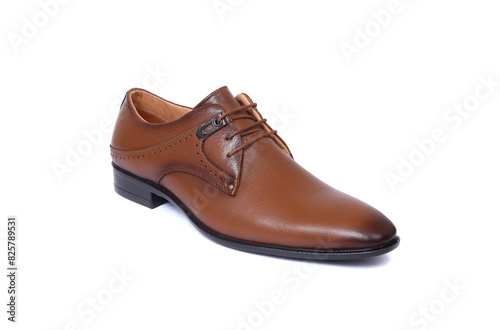 party wear leather formal shoes isolated © amit