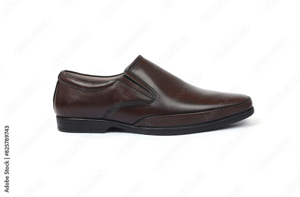 party wear leather formal shoes isolated