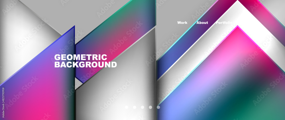 Gradient triangle geometric minimal wallpaper Gradient triangle geometric minimal wallpaper