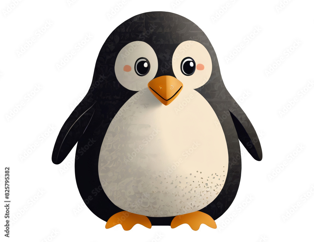 Fototapeta premium penguin cartoon character