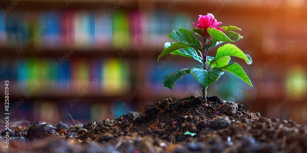 Philopsophy Tree Foto de Planting the tree of knowledge in a library to celebrate World ...