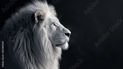 Majestic White Lion King