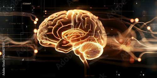Exploring Human Brain Functions: Cognition, Abstract Thought, Creativity, and Lateralization. Concept Cognition, Abstract Thought, Creativity, Lateralization, Brain Functions photo