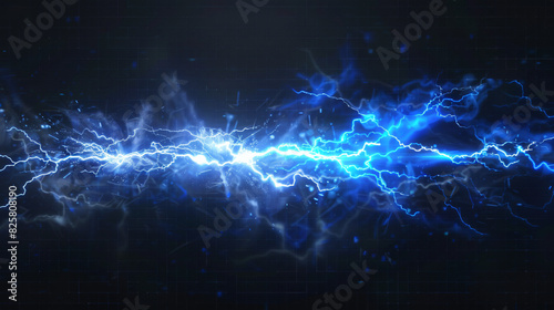This is a blue lightning bolt.