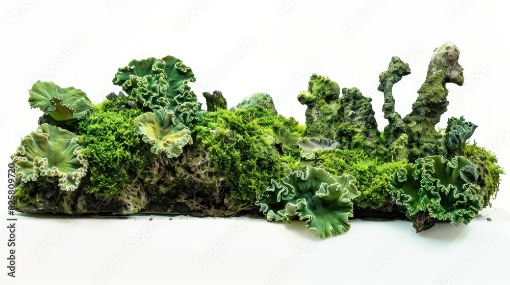 aquatic moss coral reef Green