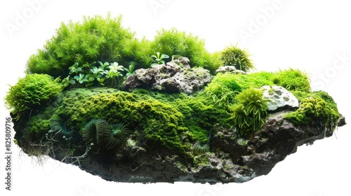 Fototapeta Naklejka Na Ścianę i Meble -  aquatic moss coral reef Green