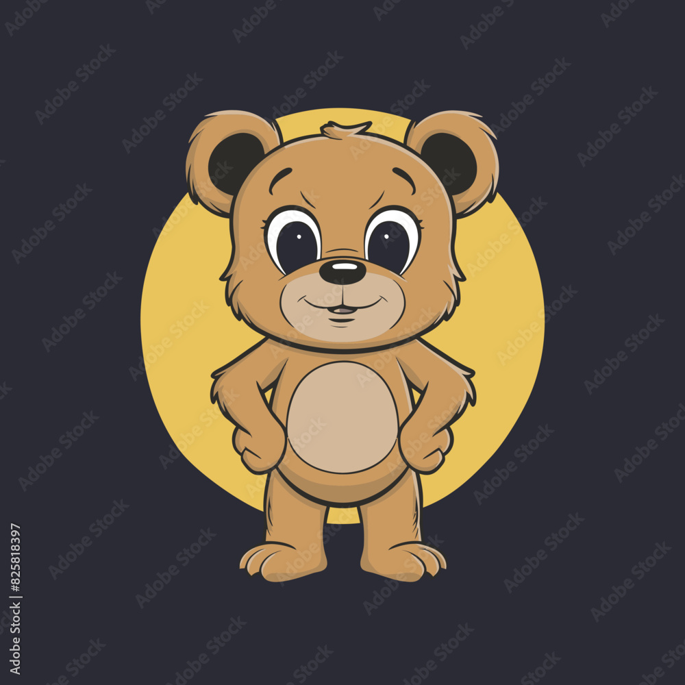 Bear cartoon character