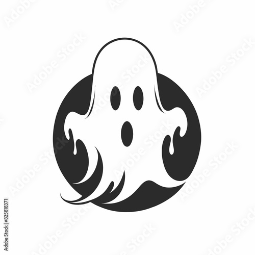 Cute little ghost sticker